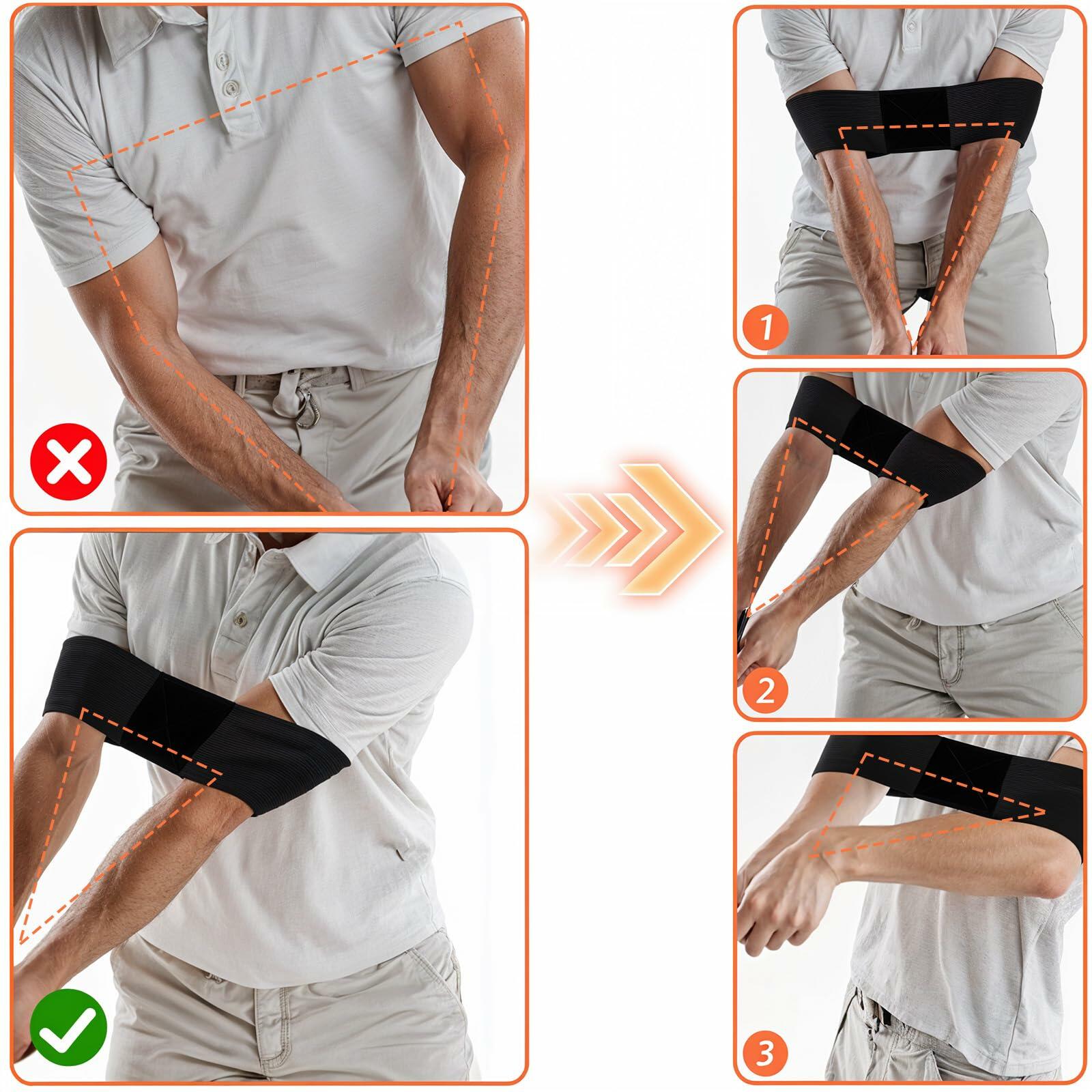Mabor Golf Swing Training Aid Elastic Nylon Connection Band Black
