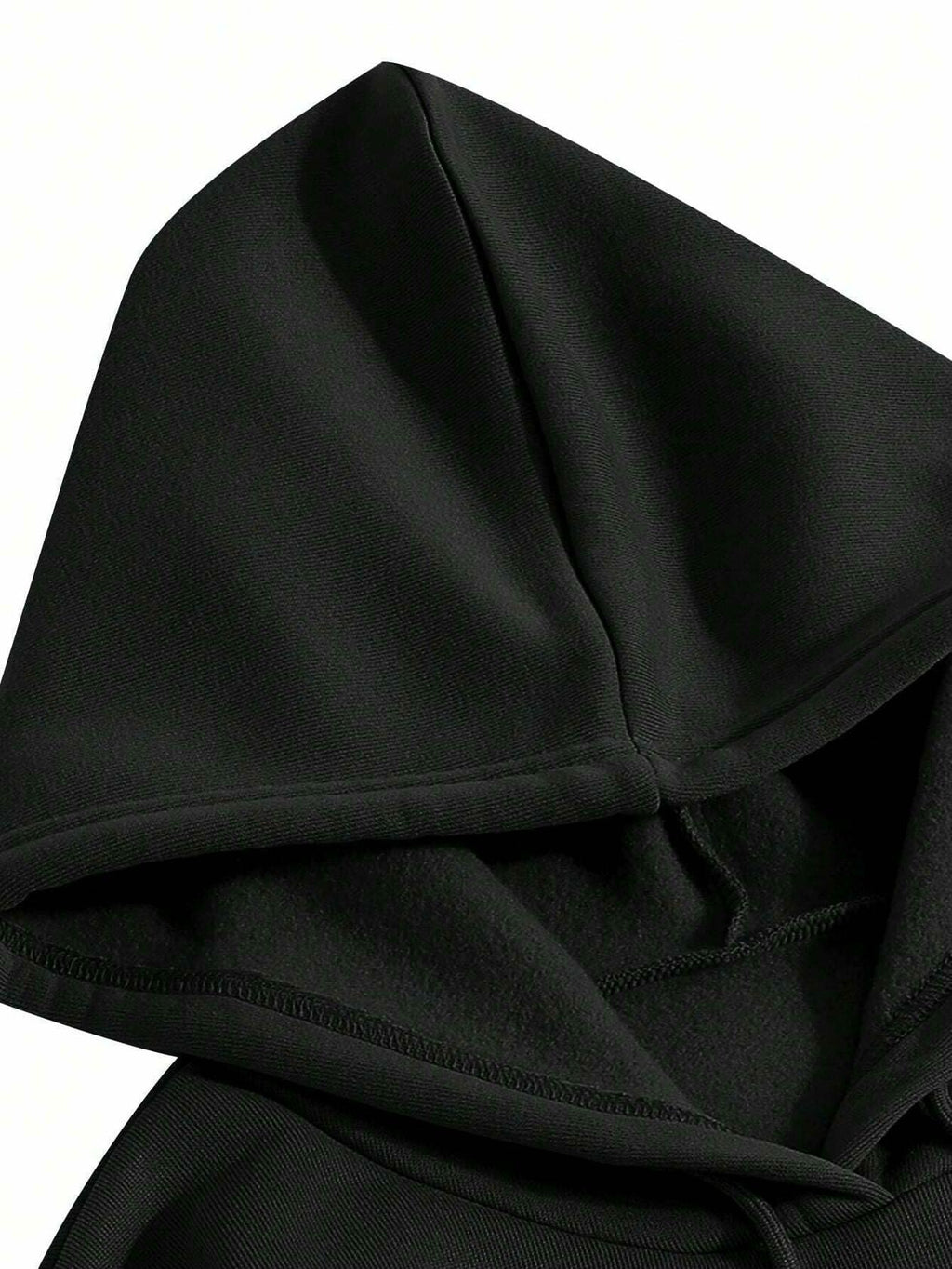 LilyCoco Women's Oversized Graphic Hoodie Sweatshirt Black Size L