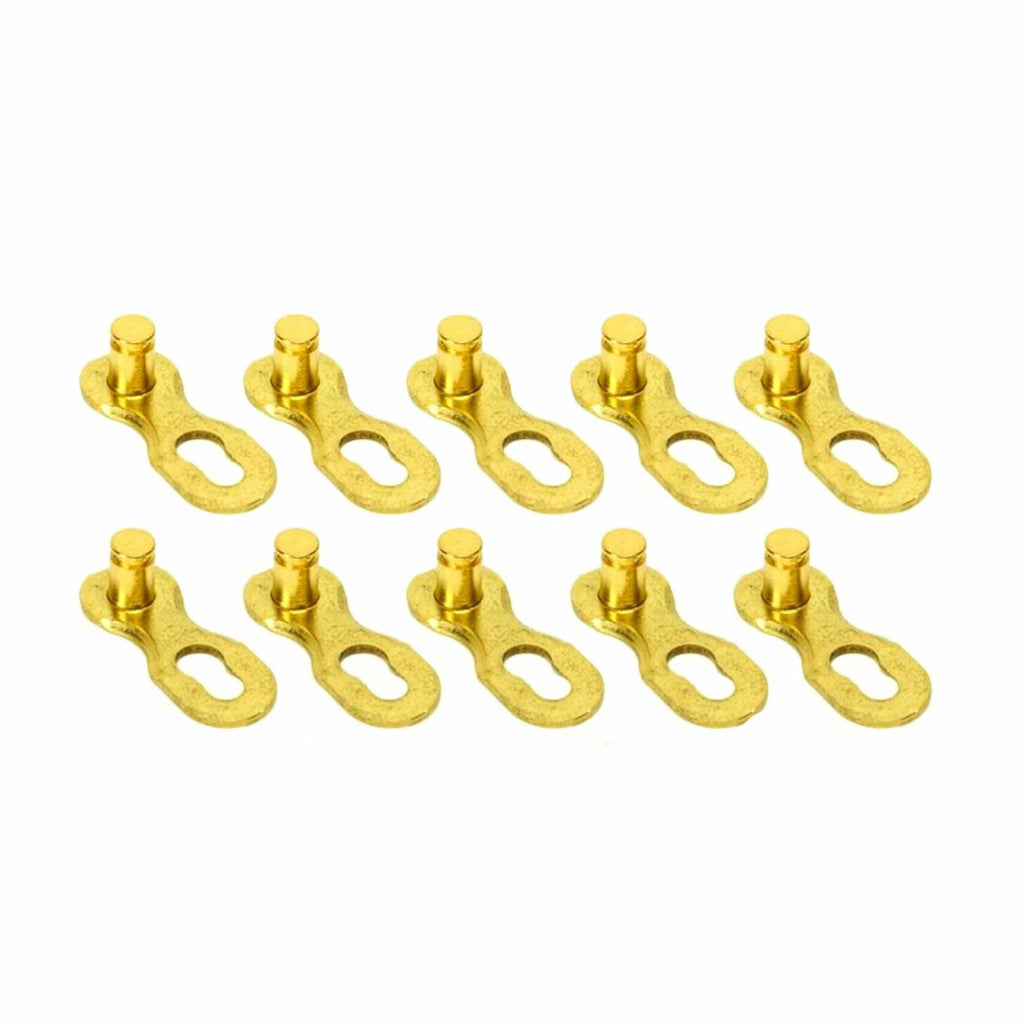 KALIDESHON 11 Speed Bicycle Chain Master Link Metal Durable Gold 4 Pack
