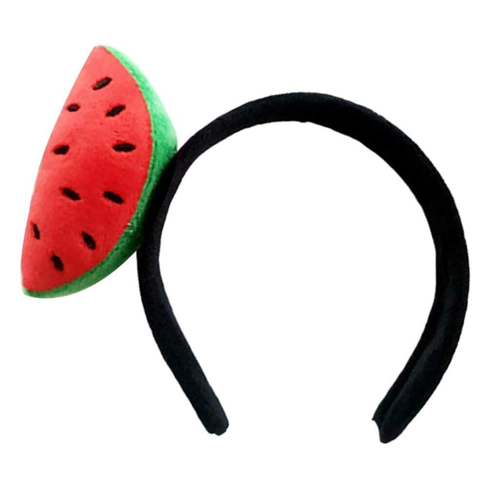 Sluswallow Watermelon Strawberry Plush Hairband Headband Red Cloth Accessory