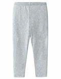 CETKIT Toddler Girl Leggings Cotton Stretchy Workout Pants Light Grey Size 4T