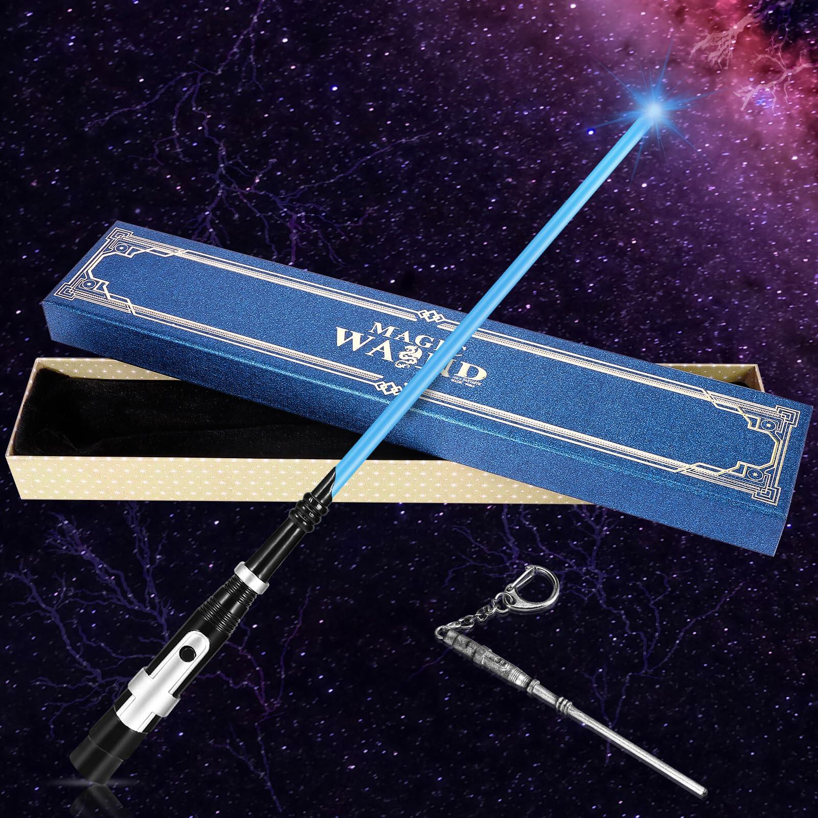 KingVows Light Up Magic Wand 14.3'' Rechargeable Blue Lighting