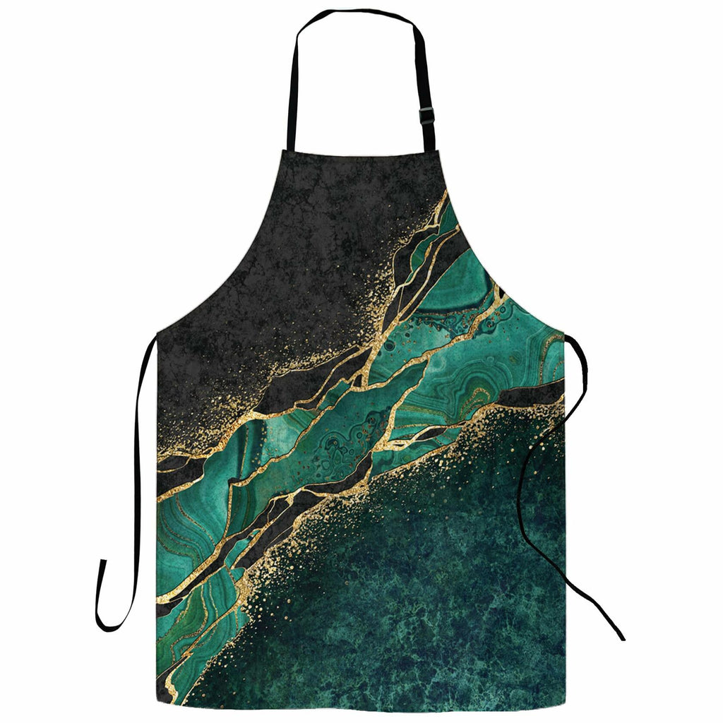 CIAIDU Art Colorful Mushroom Kitchen Bib Apron with 2 Pockets Size 28x33in