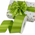 Simplegoal Double Face Olive Green Satin Ribbon 2in x 50yd Polyester