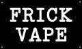 Vrogadso Black Frick Vape Banner Flag 3x5 Feet Orange Black 4 Grommets
