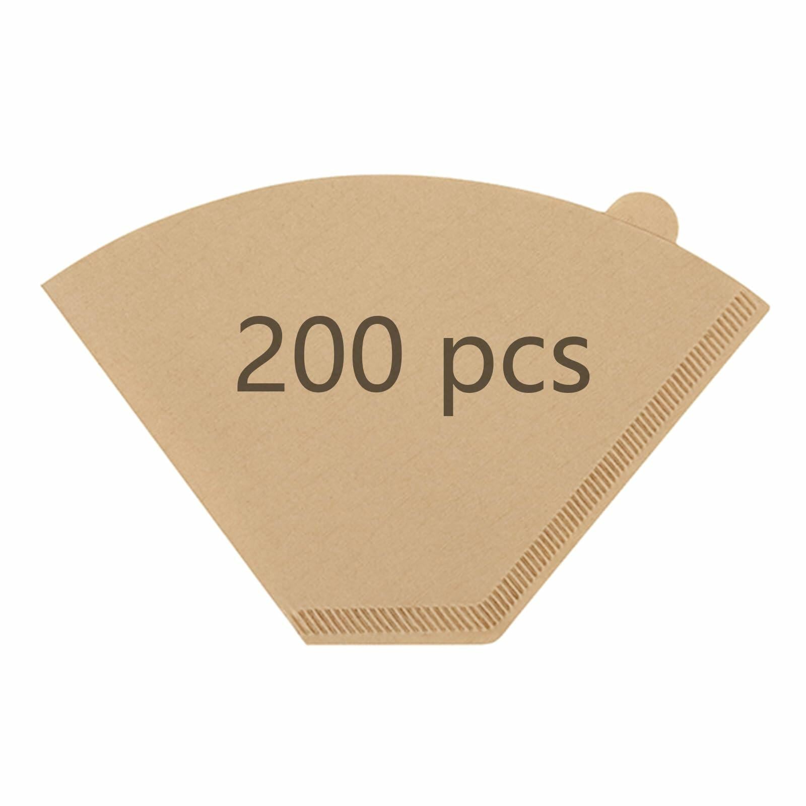 BRIKINTE Disposable Coffee Filters for Ninja DualBrew #4 Cone 200 Pcs