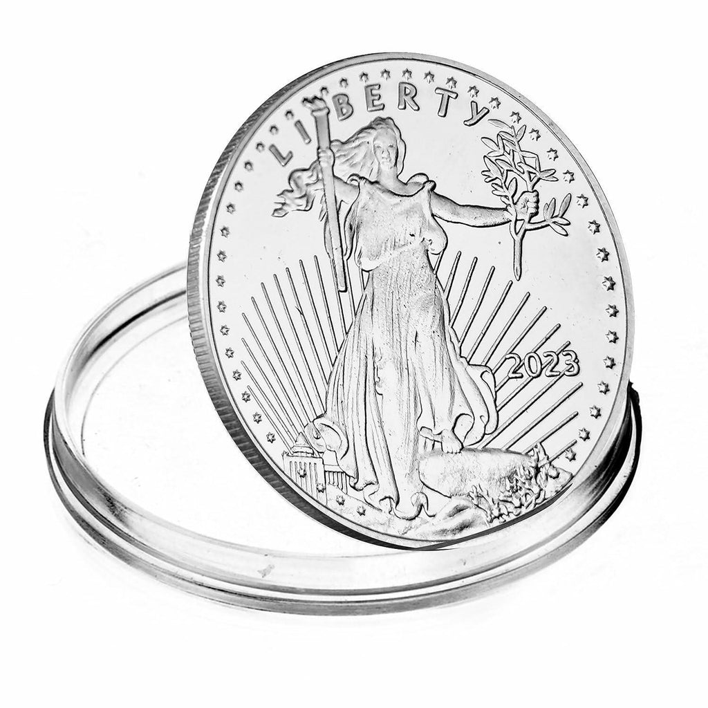 Fasmesk American Liberty Coin USA Souvenir Replica Collectible Gift