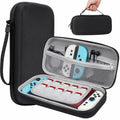 TIGOJH Switch 2 Carry Case with 10 Game Slots & Accessory Pocket Black