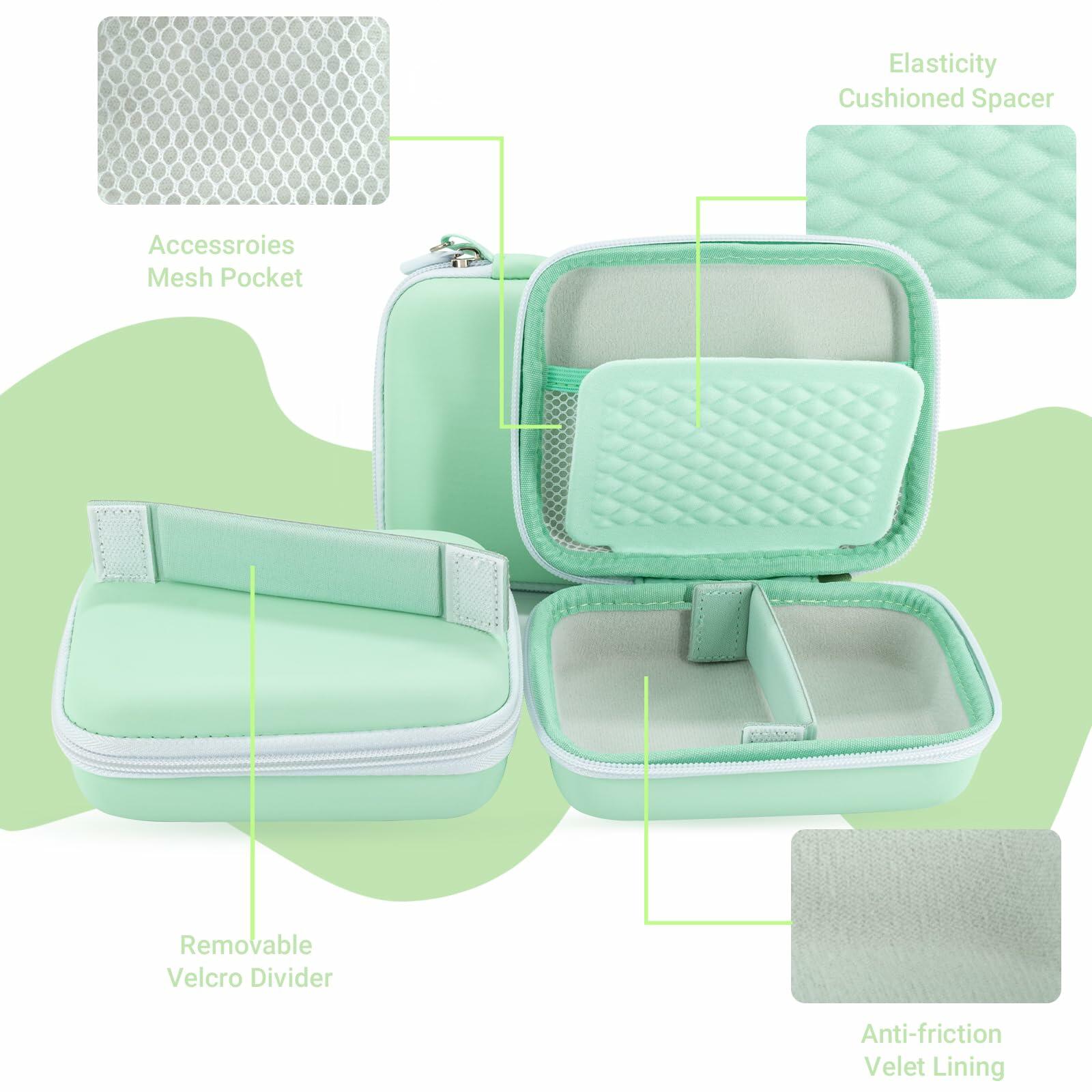 stukcaze Camera Case for Kodak PIXPRO FZ45 FZ55 Canon ELPH 360 Green Large