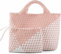 LIKEBAG Neoprene Woven Tote Bag Summer Beach Handbag Purse 11.1x12.2x4.75in