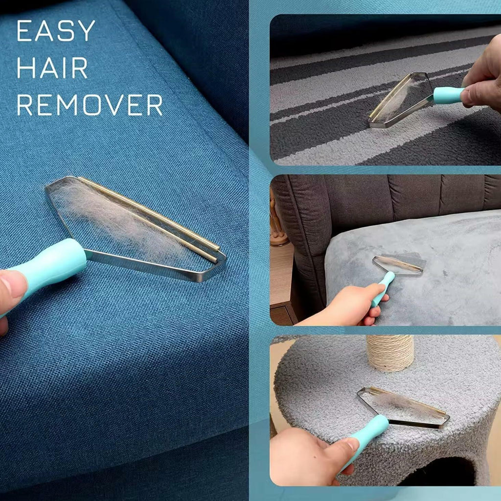 Tier One Pet Hair Remover Brush Copper for Couch Sofa Bed Upholstery