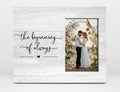 Orchroma Engagement Picture Frame Rustic Black 8x10 The Beginning of Always