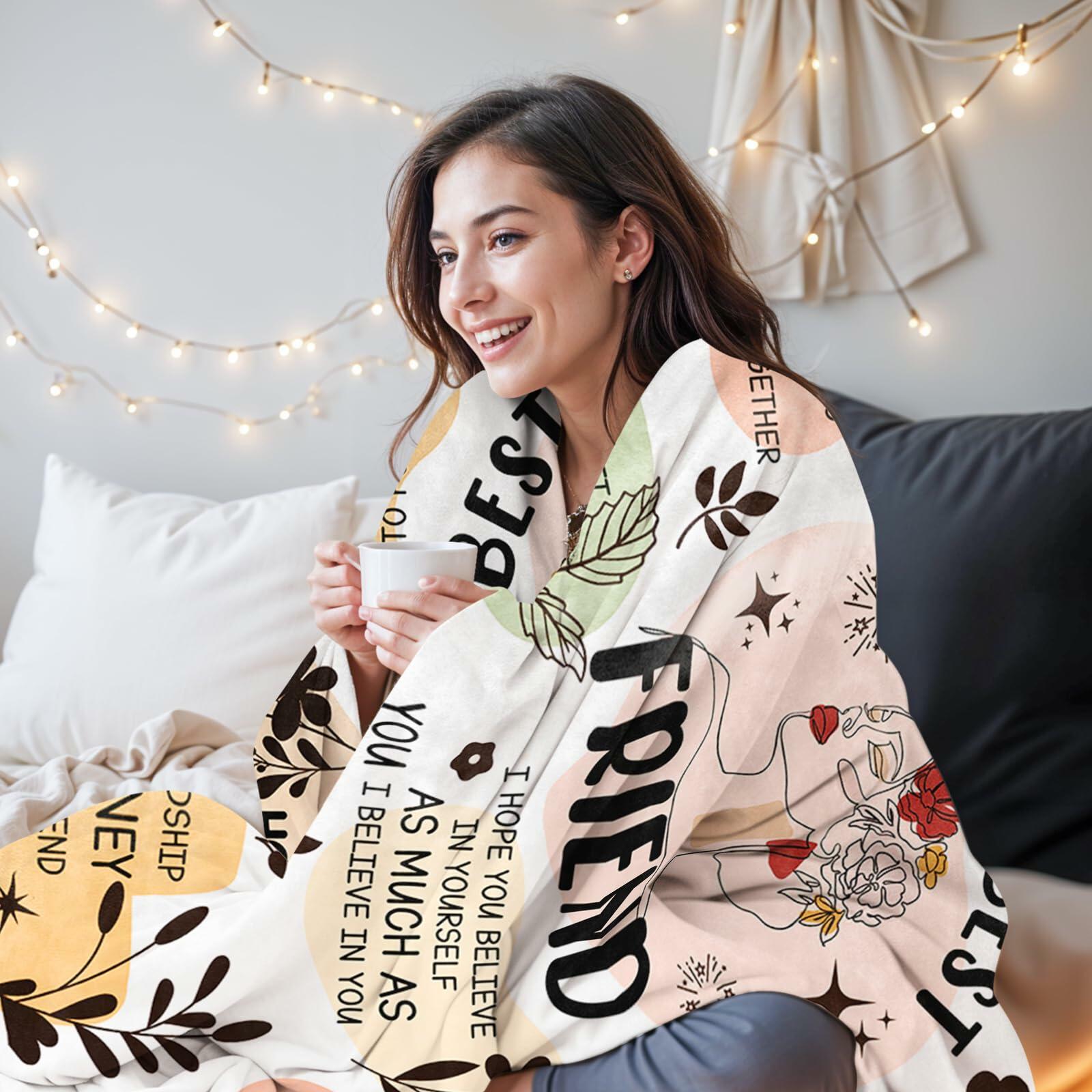 HEIFAM Bible Affirmations Blanket Inspirational Christian Gift 60x80