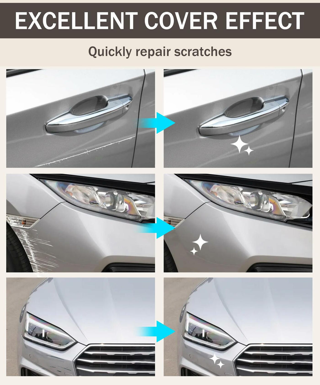 bylikeho Car Scratch Repair Paint Pen Silver Quick & Easy Touch Up