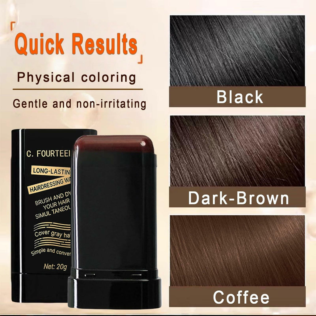 Vienflona Safe and Convenient Comb Hair Dye Gray Coverage Waterproof Coffee 03