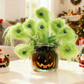 Puluole 10pc Christmas Eyeballs Decorations Floral Picks Green Small