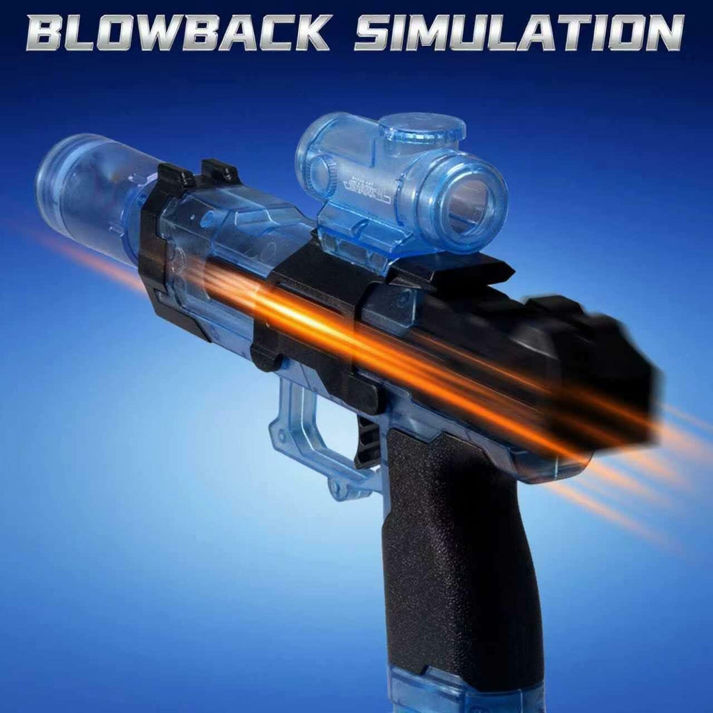 EMERBU Electric Squirt Water Gun Aqua Series LED Light High Speed 2pcs