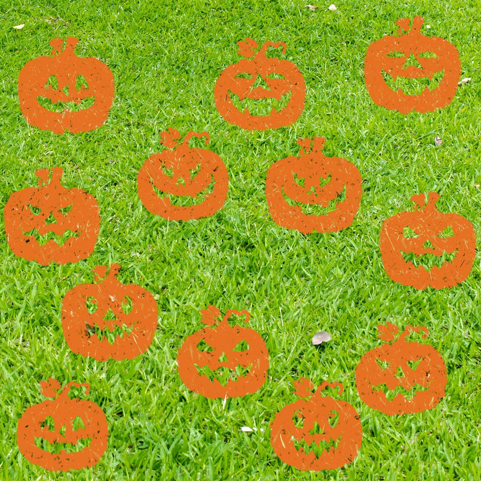 Weysat 8 Pcs Large Ghost Halloween Stencils Reusable for Crafts Yard Art