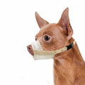 Herrypiggy Dog Muzzle Oxford Breathable Mouth Cover Khaki Size XXS