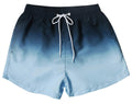 MADHERO Mens Swim Trunks 3 Inch Navy Light Blue Size XL