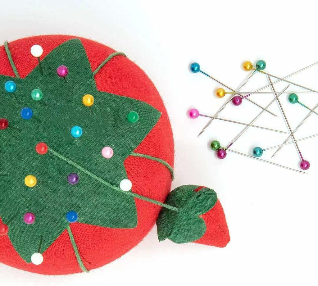 Dritz Tomato Pin Cushion with Strawberry Emery Rose 2.3cm Size 1"
