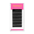 TDANCE Lash Extension Matte Black Curl D 0.15mm Thickness 19mm Size
