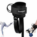 Fosegei Monkey Foot Ankle Straps Dumbbell Cable Machine Black Single