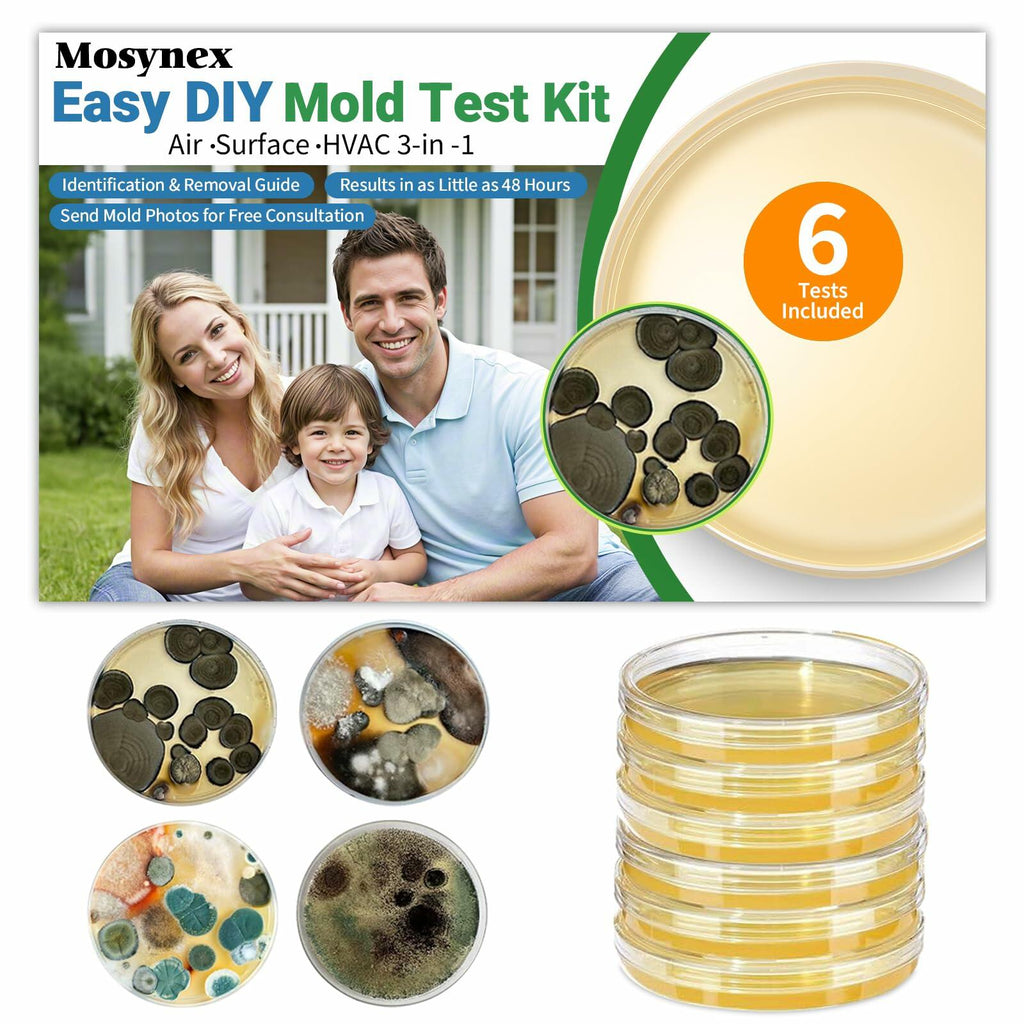 Mosynex Mold Test Kit 6 Detection Tests DIY Black Mold Detector Indoor Air