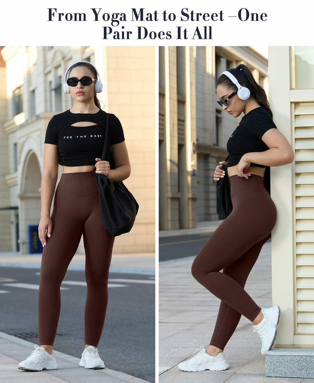 LUMIVAE High Waisted Tummy Control Butt Scrunch Leggings Naval Academy Size M