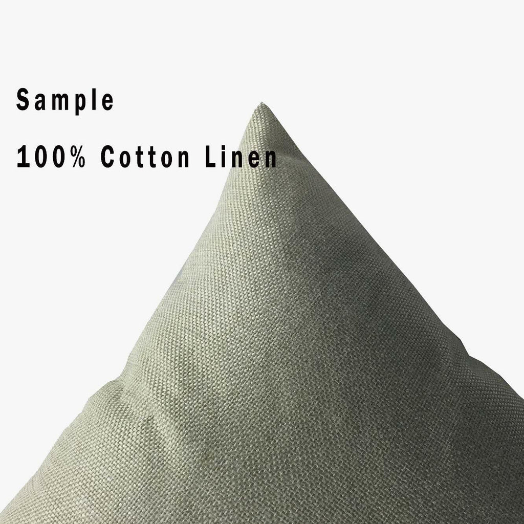 Zaueky Old Village Cotton Linen Pillow Case Black White 18x18 Inch