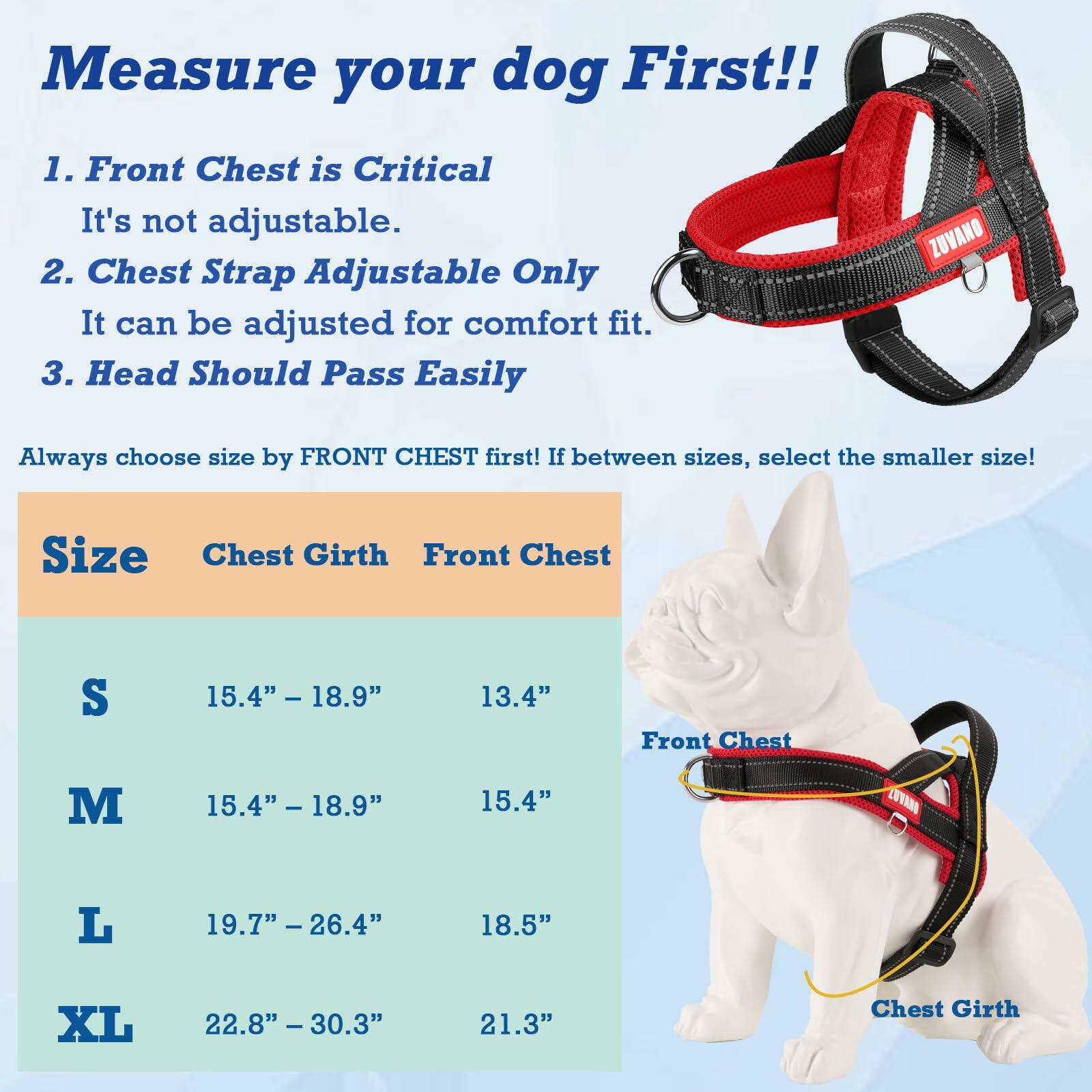 Kumihigh Yellow Dog No Pull Padded Escape Proof Harness XL Vibrant Color