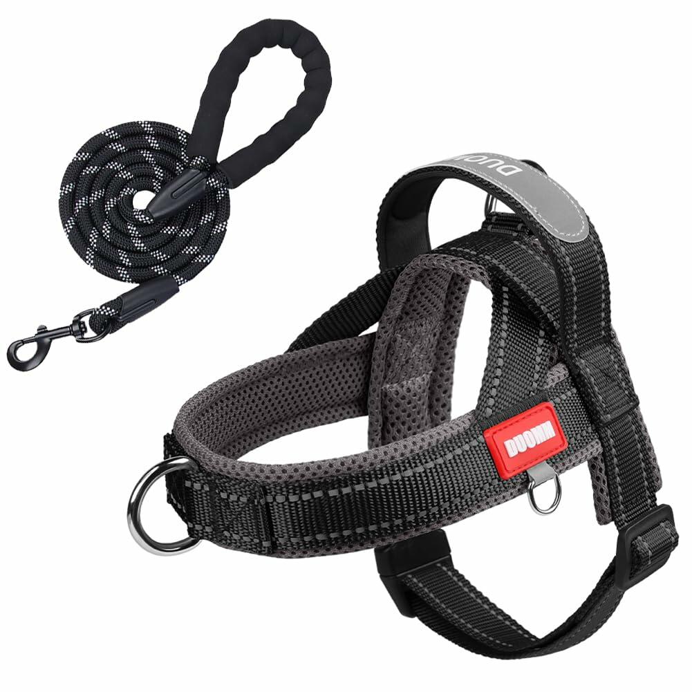 Kumihigh Yellow Dog No Pull Padded Escape Proof Harness XL Vibrant Color