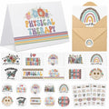 Motiskyy 50Sets Christmas Physical Therapy Thank You Cards w/ Envelopes Stickers