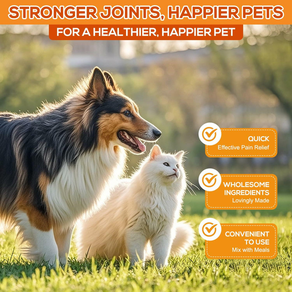 PetriTailor Turmeric Curcumin Dog Supplement Hip & Joint Support 60 Tablets