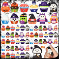 Halloscume Halloween Squeeze Toys 48 Pack Soft Slow Rising Ghost PU