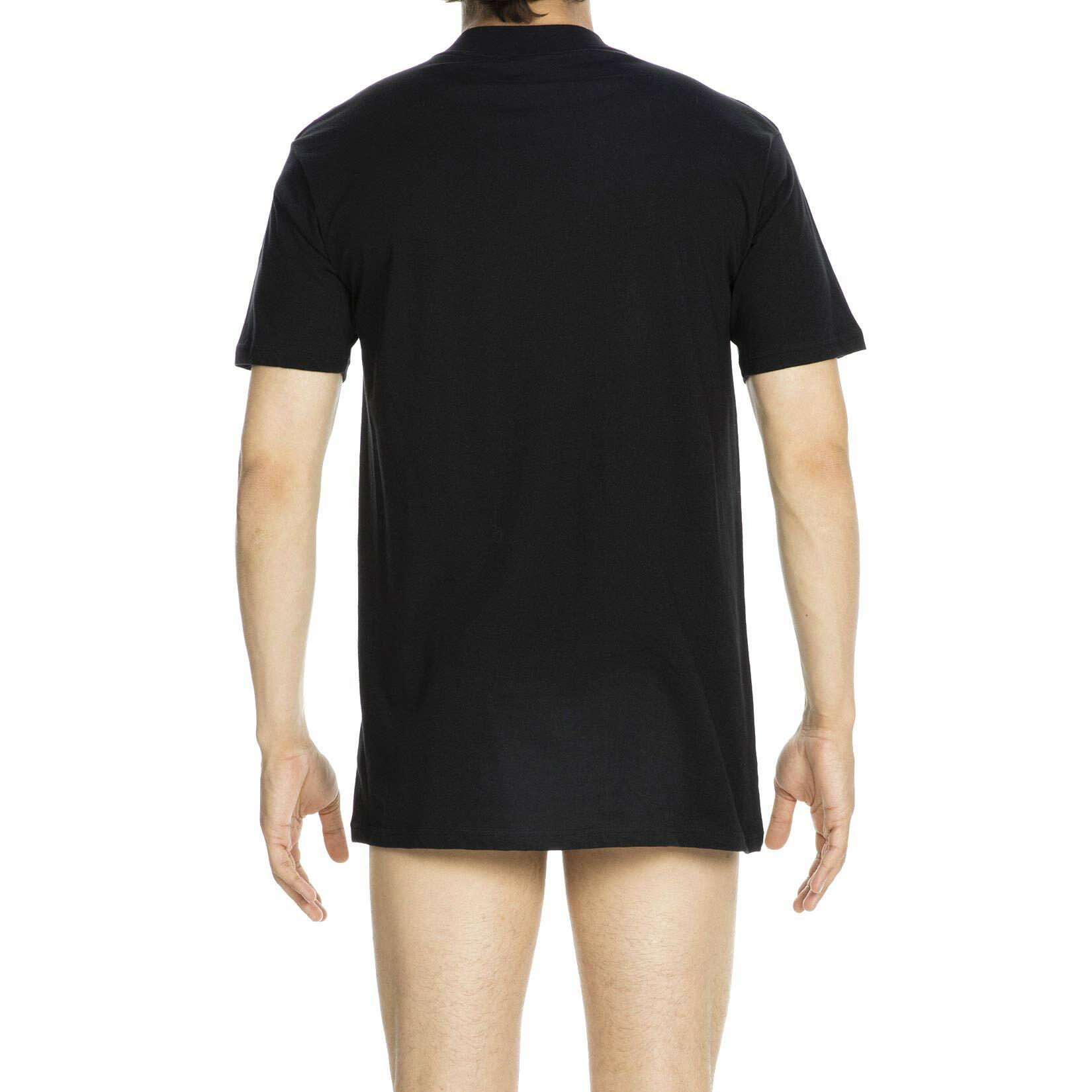 HOM Harro Black Crew Neck T Shirt Black Size XL