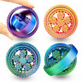 MAVLENT 3D Printed Toy Fidget Spinner 4PCS Multicolor Stress Relief Bulk