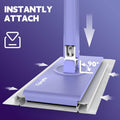 ciAmore ClicLak Sweeper Mop Clamp Clip Purple Compatible with Swiffer Pads