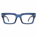 AMOMOMA Retro Square Blue Light Blocking Reading Glasses TR90 1.5 Strength