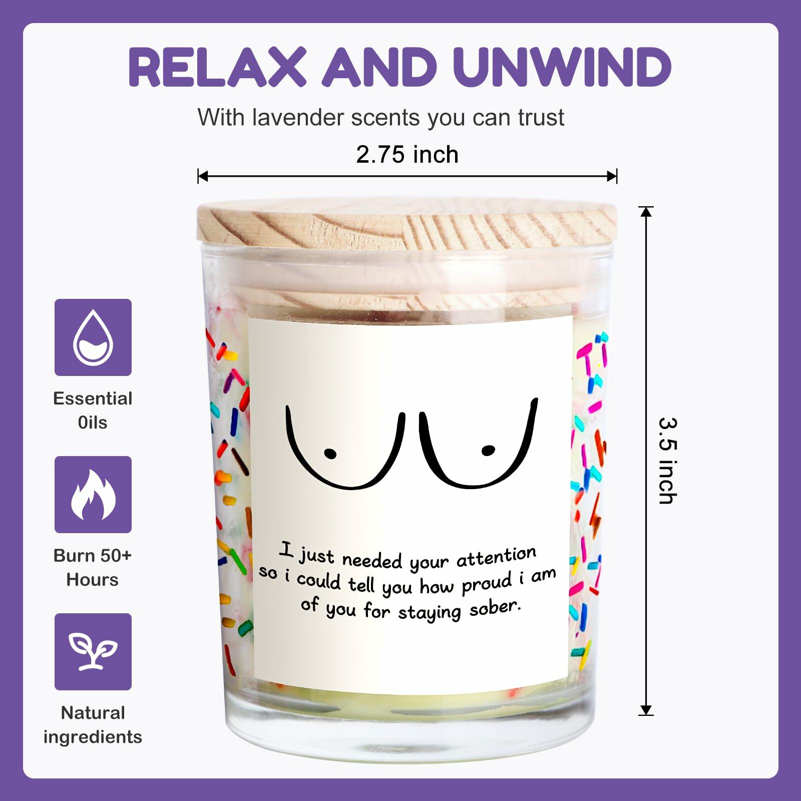 iAOVUEBY Your Chariot Awaits Lavender Soy Wax Candle 7oz Birthday Gift