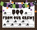NBjiuyin 4Ft Halloween Ghosts Cutouts with 100 Glue Dots White Paper