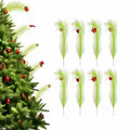 Petalivebioom 15.7" Christmas Tree Topper with 12 Green & Red Picks