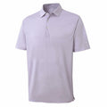 Rouen Mens Polo Shirt Quick Dry Moisture Wicking Lavender Heather Size XXL