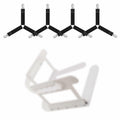 Heuihm Bed Sheet Holder Straps 4pcs Lock Strip Fit All Mattress White Medium