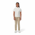 French Toast Girls Short Sleeve Button Down Oxford White Size 4