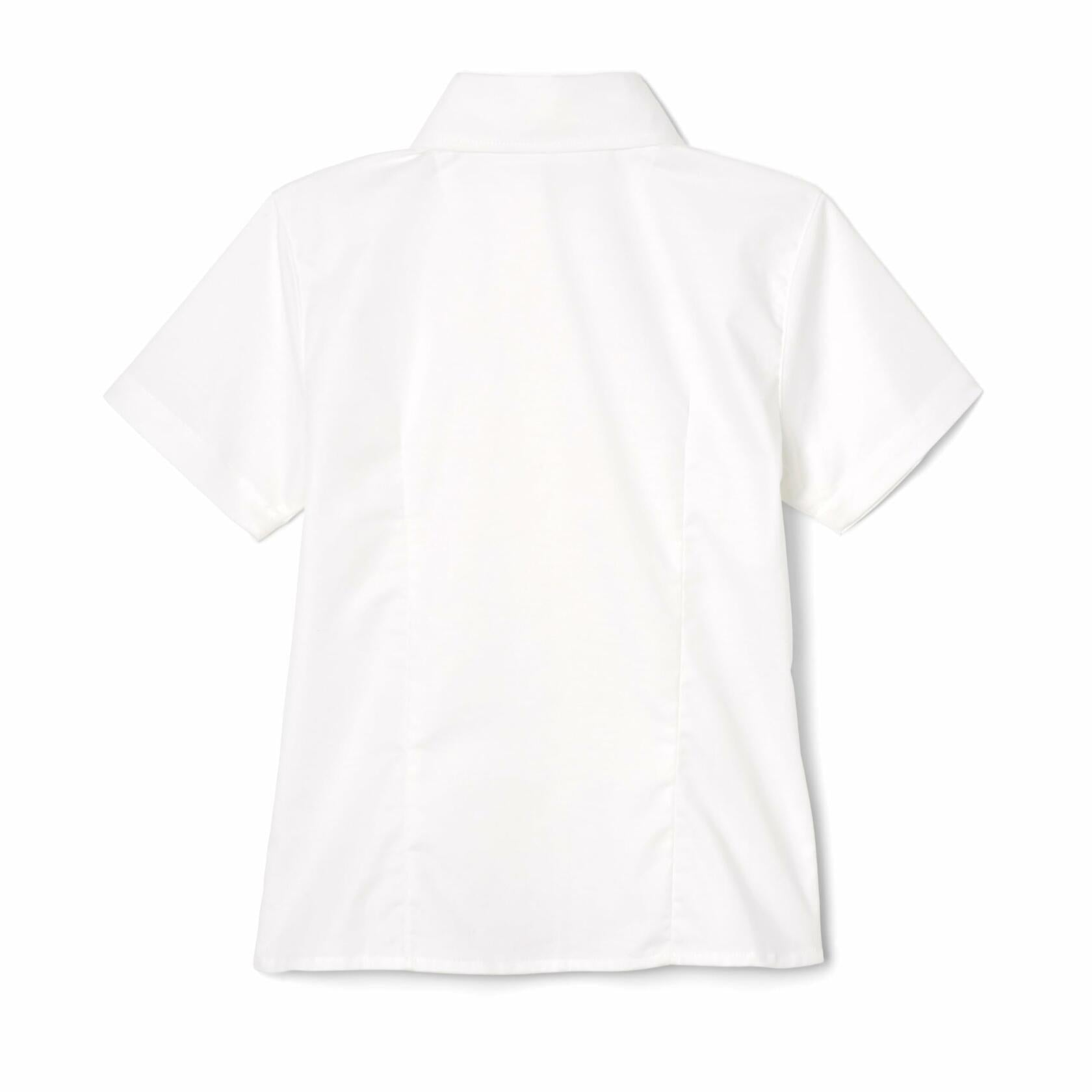 French Toast Girls Short Sleeve Button Down Oxford White Size 4