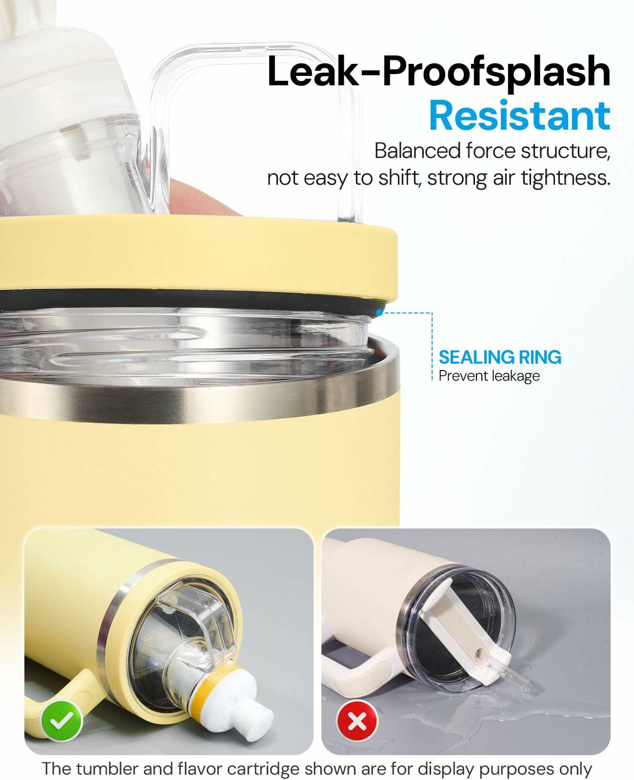 YETARAN Tumbler Adapter for Stanley Quencher H2.0 40oz 64oz Leak Proof