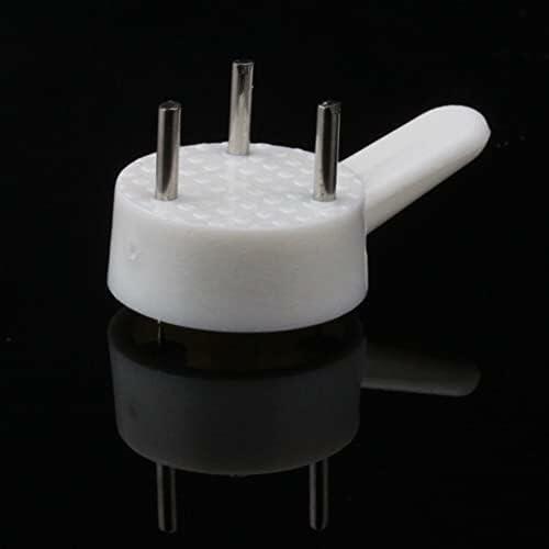Galepromot 10Pcs White Plastic Non-Marking Wall Hooks for Hanging Home Decor