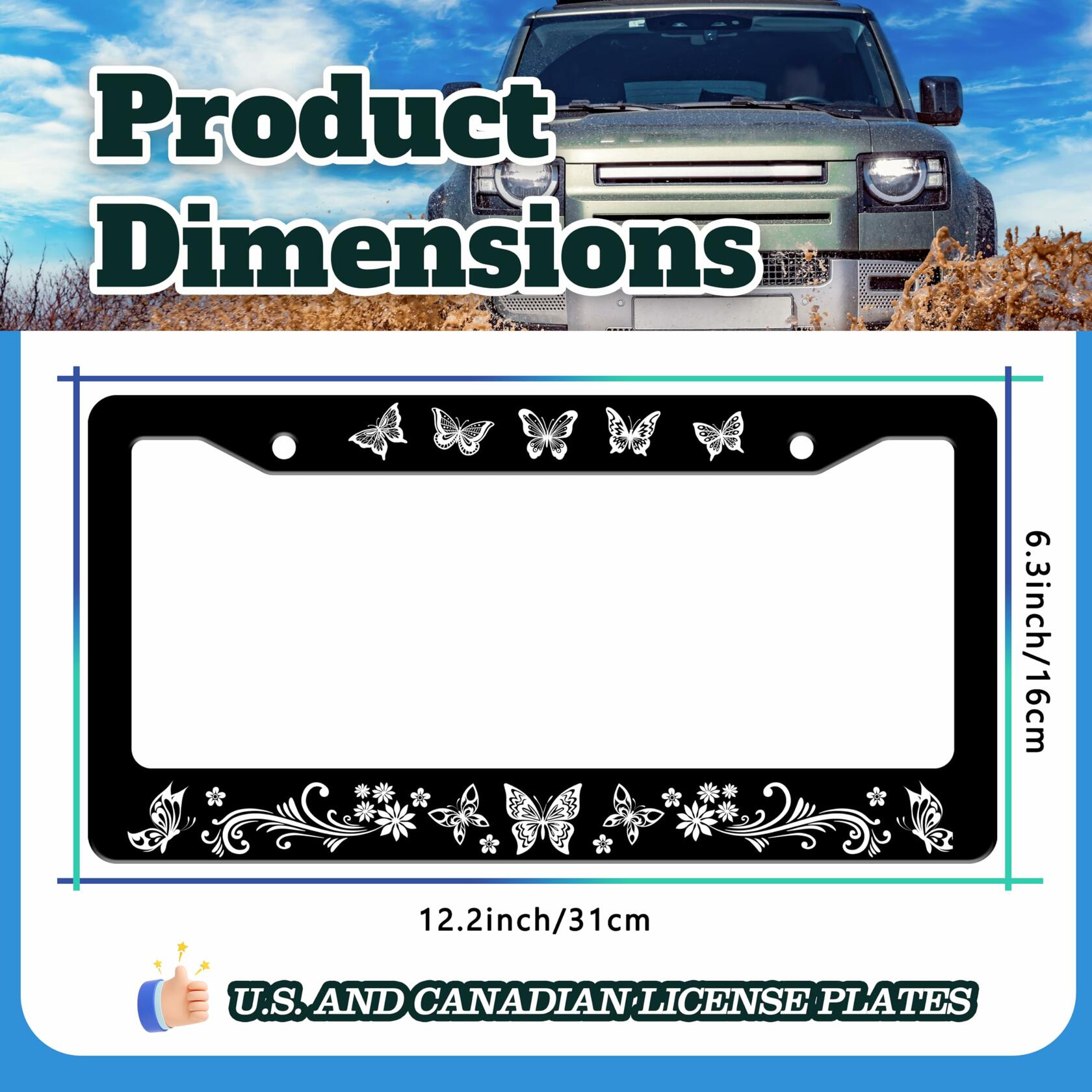 I'd Rather Be Watching Anime License Plate Frame Funny Stainless Steel