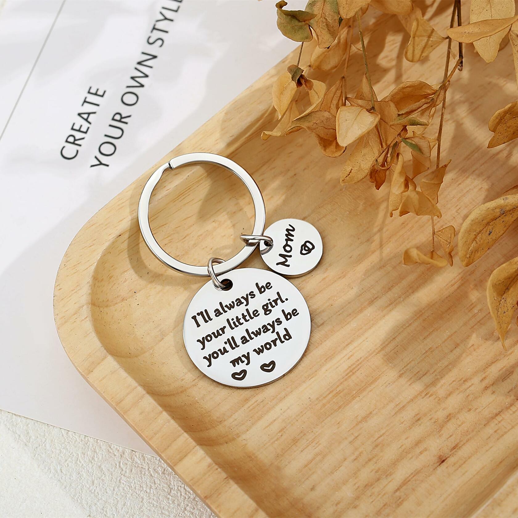 ZHIYUXI Cute Mom Keychain Best Mom Ever Gift for Women